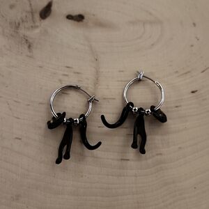 Halloween Cat Earrings Avon